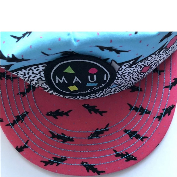 NWT Maui And Sons Zig Zag Snapback Hat Cap OSFA - Picture 7 of 7